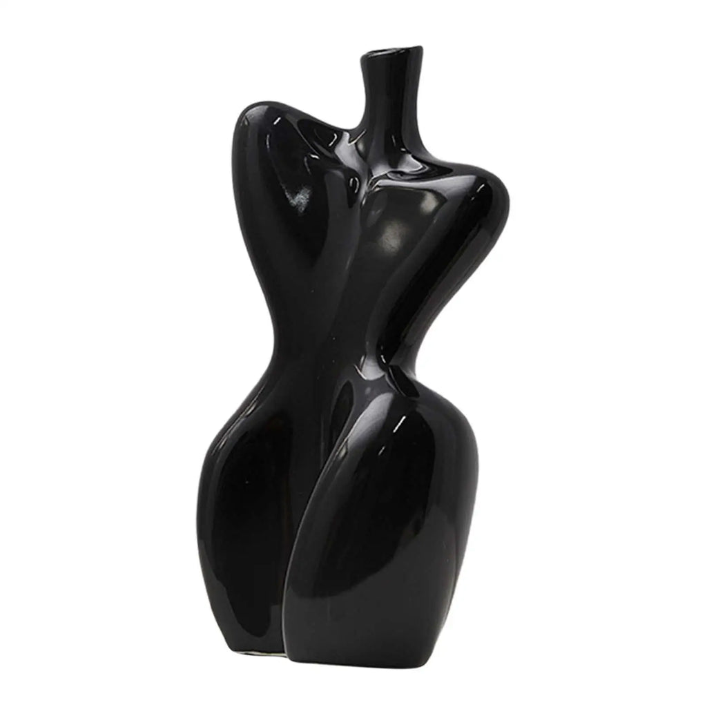 Kesoto Ceramic Body Vase – Abstract Female Form Flower Pot