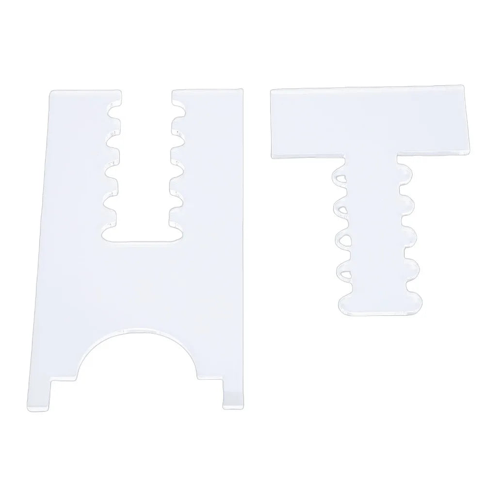 2-Pack Clear Acrylic Couch Wall Spacer | Sofa Protector