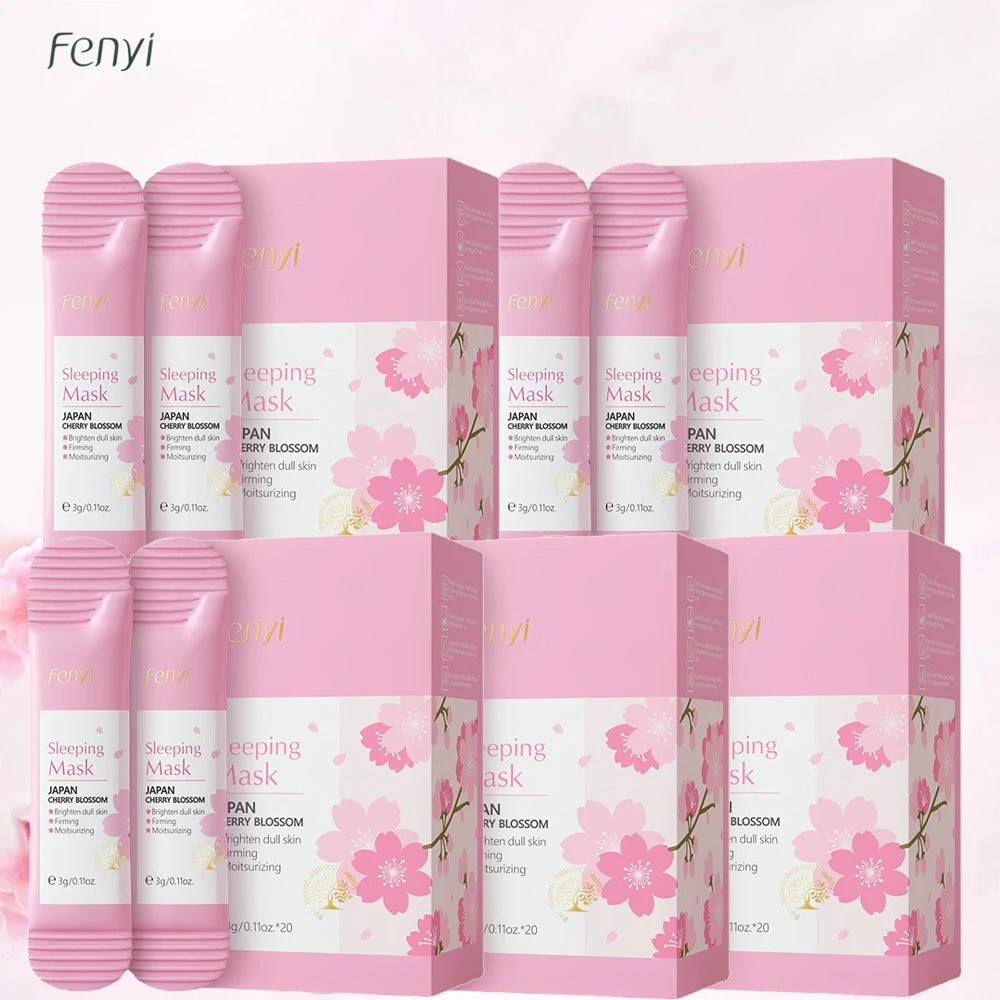LAIKOU Sakura Sleeping Mask 100pcs – Hydrating Night Cream