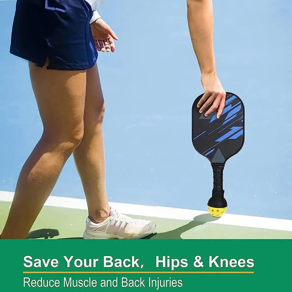 Silicone Pickleball Ball Retriever – Suction Cup Paddle Picker