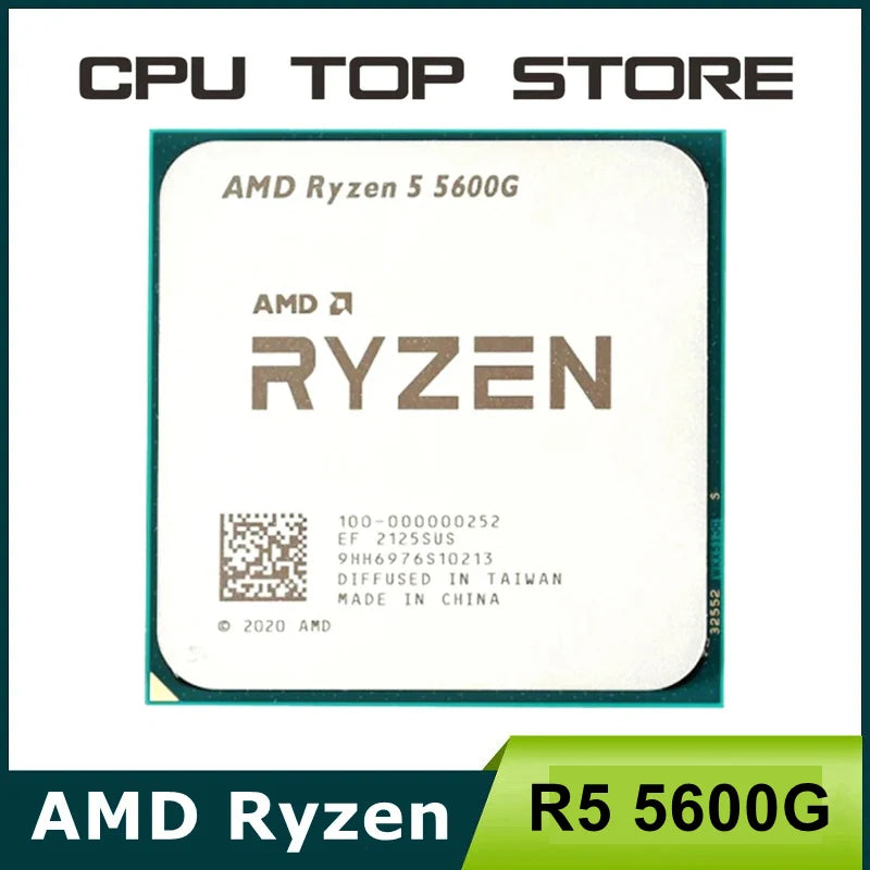AMD Ryzen 5 5600G 3.9GHz 6-Core AM4 CPU 65W No Fan