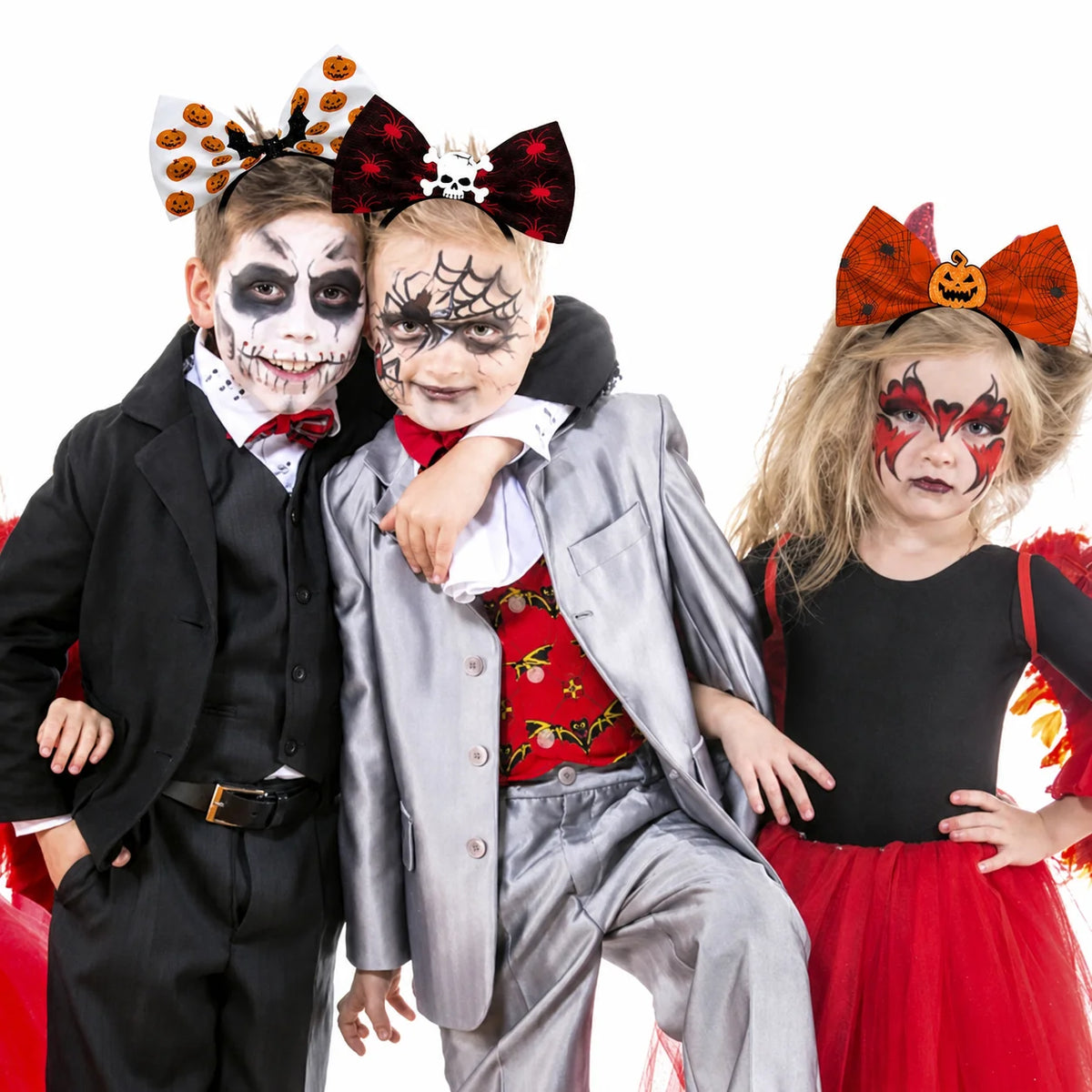 Halloween Cobweb Bow Headband – Costume Hair Accessory for All