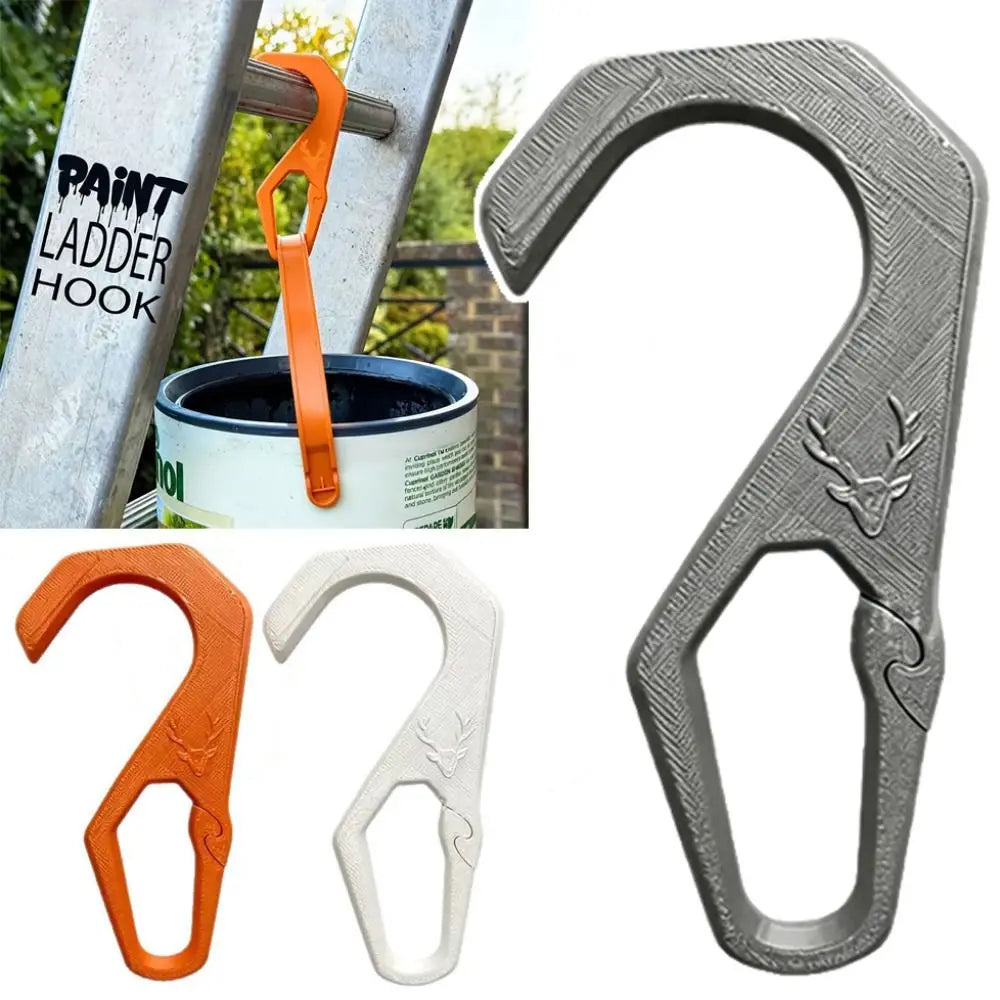Multi-Purpose Ladder Hook with Buckle | ABS Plastic, Multicolor