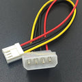 IDE to FDD Power Cable Splitter – 4-Pin Molex Adapter, 20cm