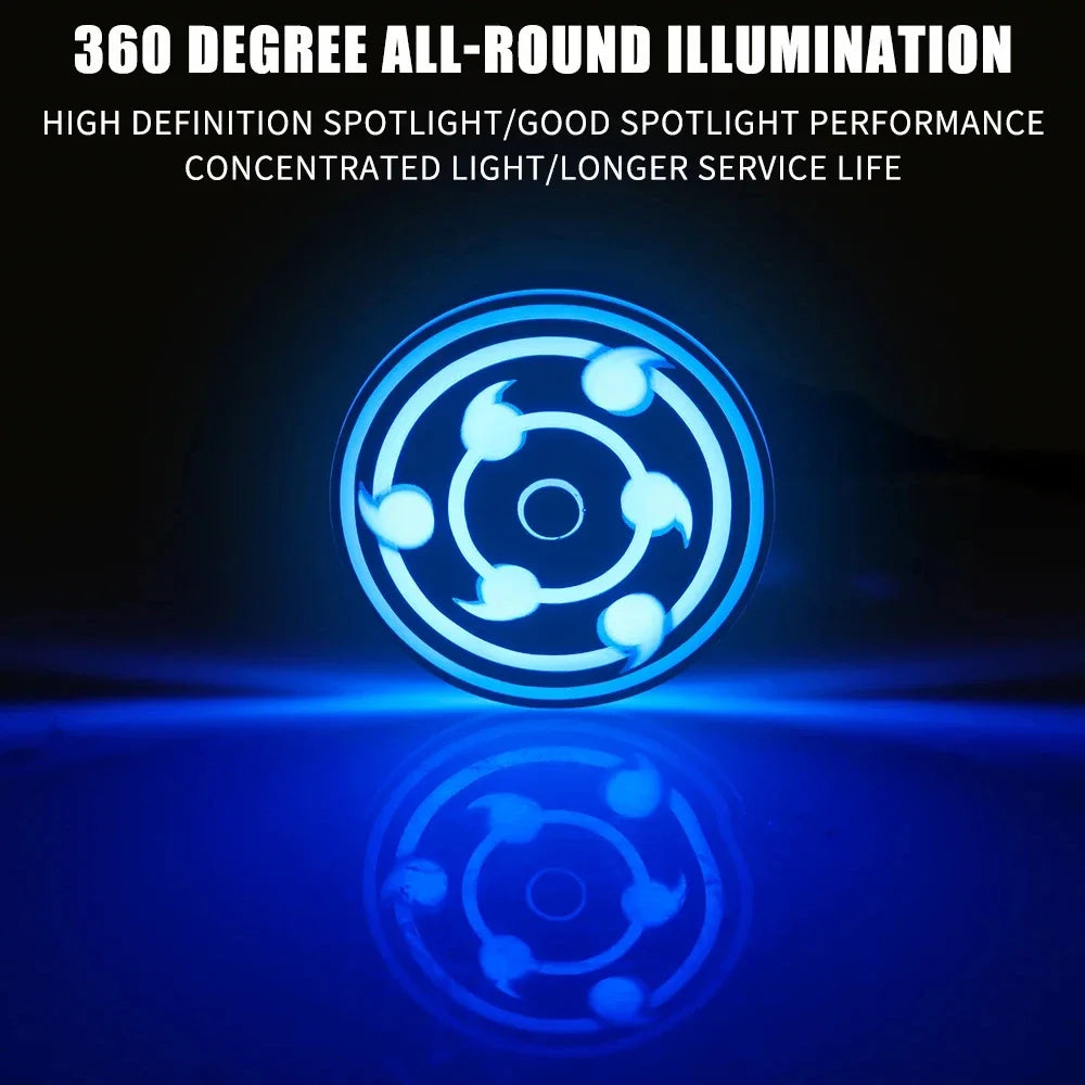 Universal Motorcycle Angel Eye LED Tail Brake Light 12V