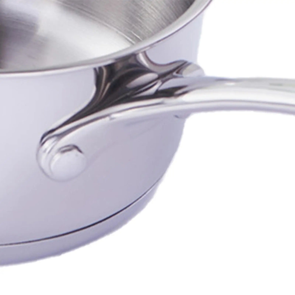 Kesoto Compact Stainless Steel Saucepan with Long Handle