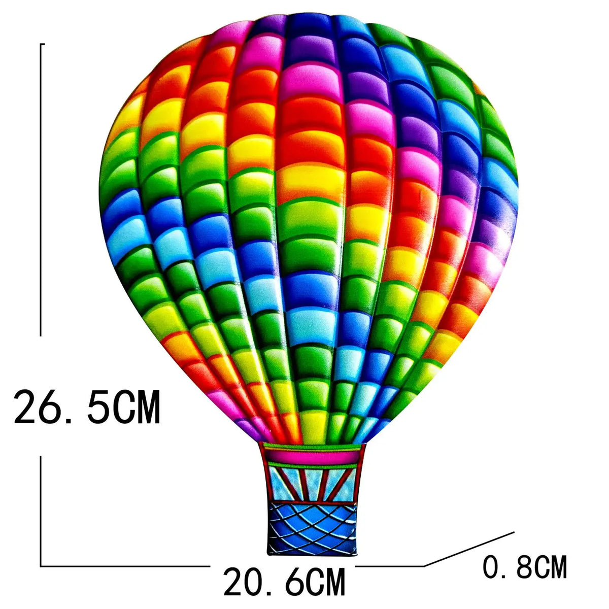 Metal Hot Air Balloon Hanging Ornament | Home & Party Decor