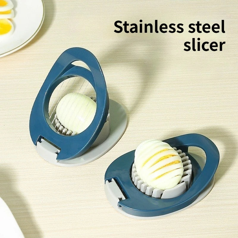 Multi-Function Egg Slicer Cutter – Stainless Steel Kitchen Tool