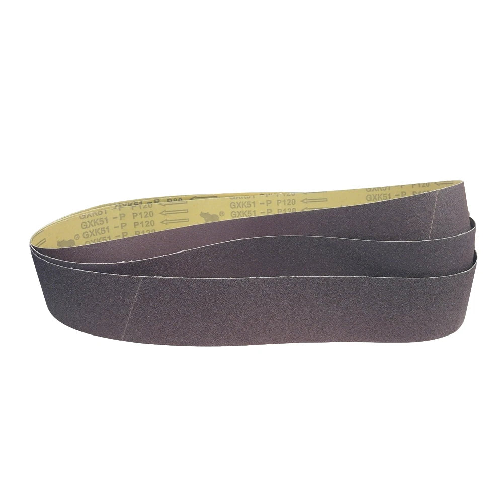 50-Pack 1220x75mm AO Sanding Belts P60 P80 P120 – Wood & Metal