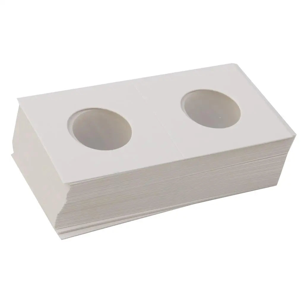 50-Pack Cardboard Coin Holders – Flip Sleeves for Collectors