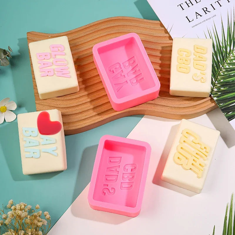 Silicone Letter & Shape Mold – Soap, Candle & Chocolate DIY