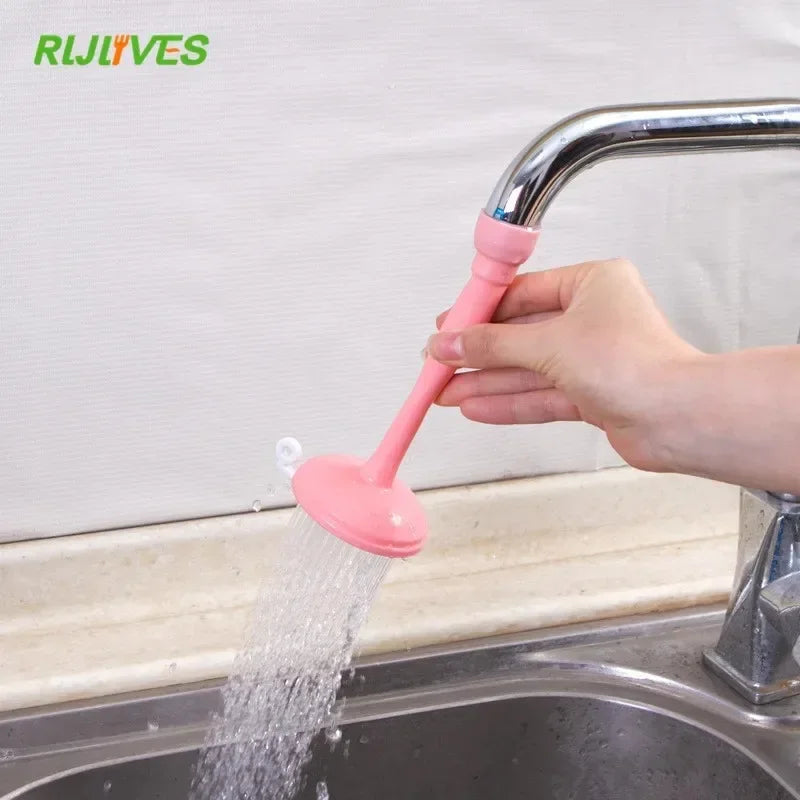 Adjustable Kitchen Faucet Tap Extender & Water-Saving Sprinkler