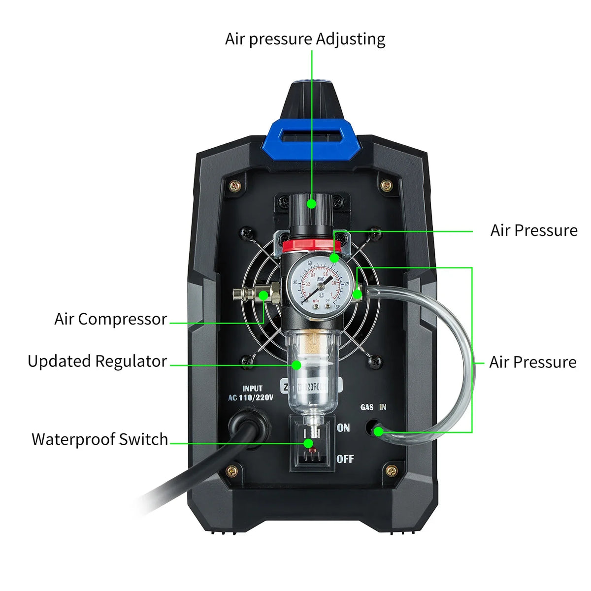 JINSLU CUT50L 50A Non-Touch Pilot Arc Air Plasma Cutter