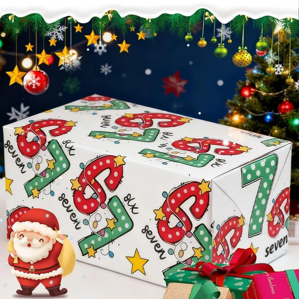 Funny "67" Christmas Wrapping Paper – Gag Gift Wrap 2 Sheets