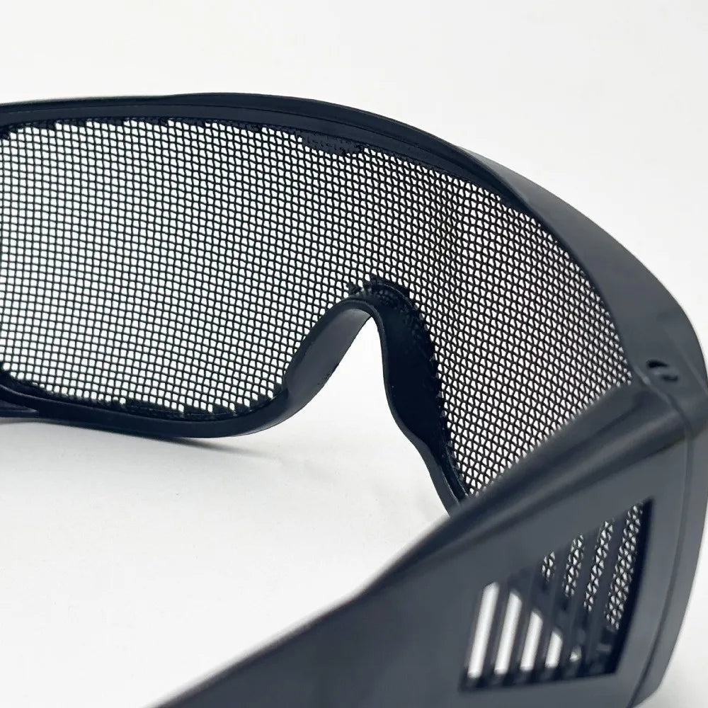 Steel Wire Mesh Safety Goggles – Impact Resistant & Breathable
