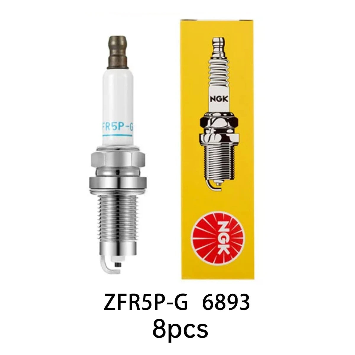 NGK ZFR5P-G 6893 Nickel Spark Plug | 4/8/12 Pack