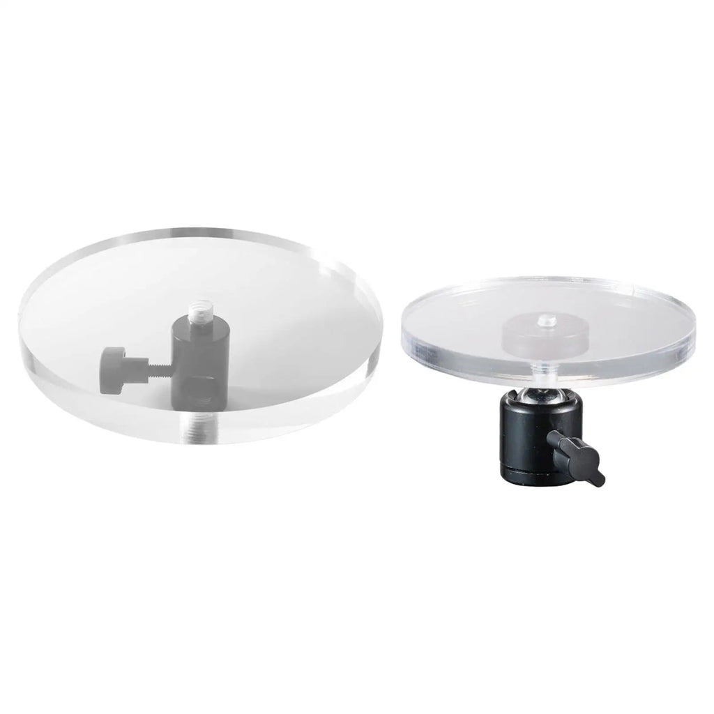 Round Acrylic Riser Display Stand with Thread Adapter