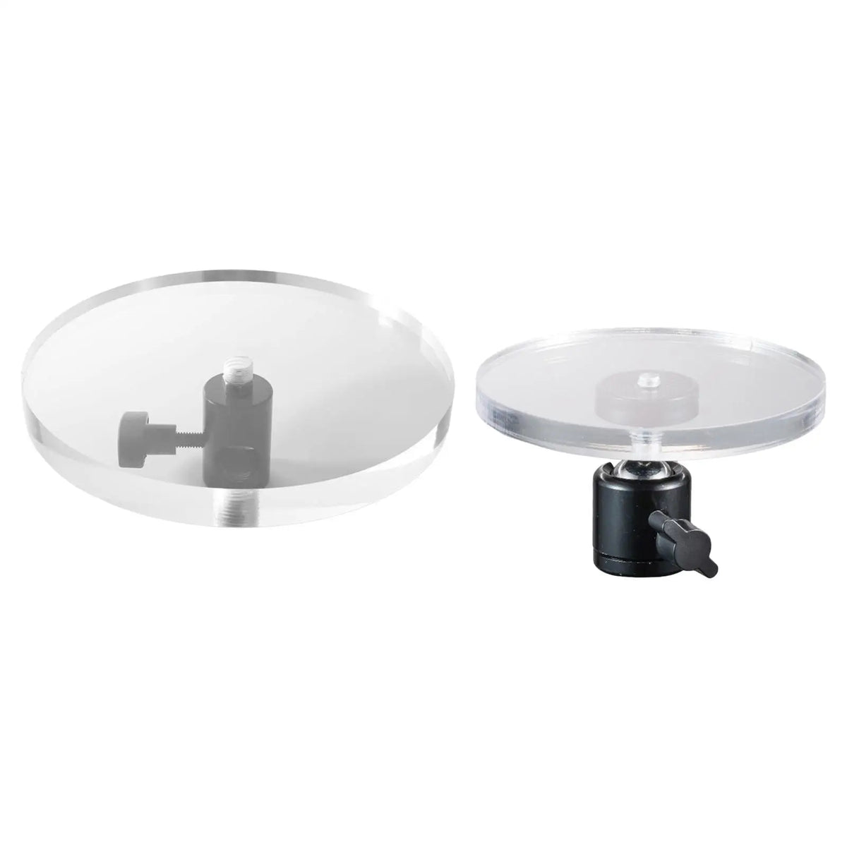 Round Acrylic Riser Display Stand with Thread Adapter