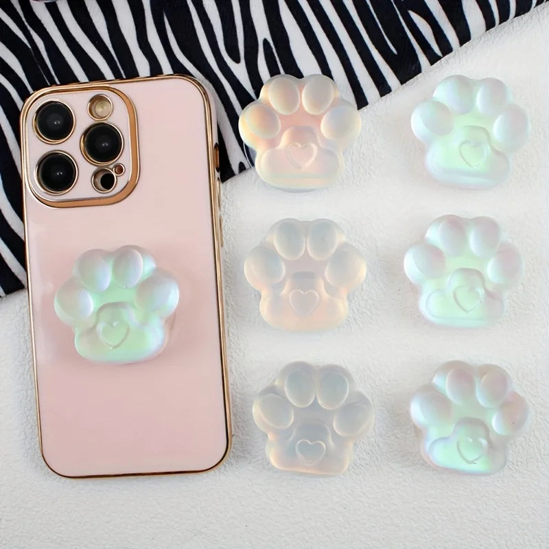 Cute Cat Paw Foldable Phone Ring Holder & Stand – Universal