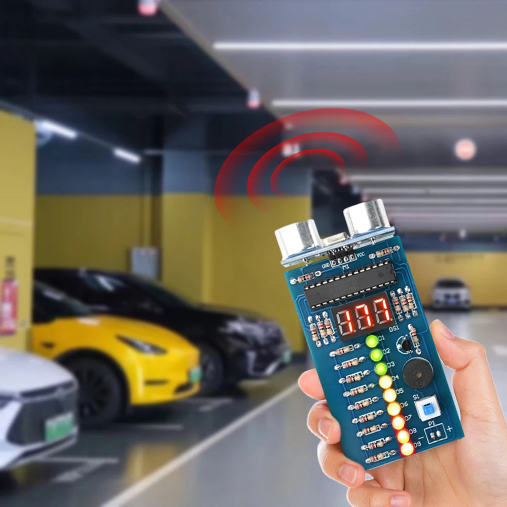 Ultrasonic Distance Sensor DIY Module Kit – LED Display