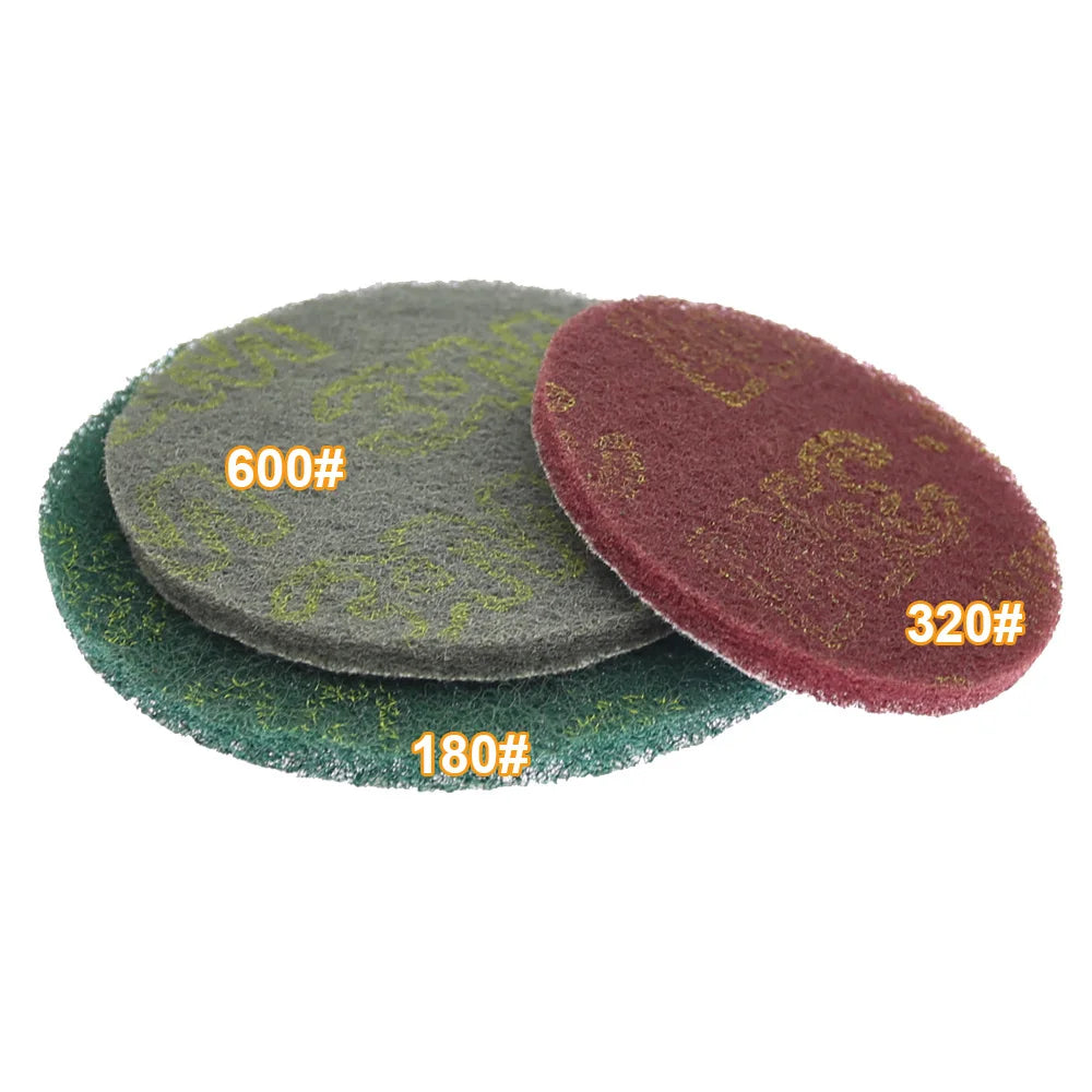 Non-Woven Sanding & Polishing Disc 100mm 125mm 150mm Hook Loop