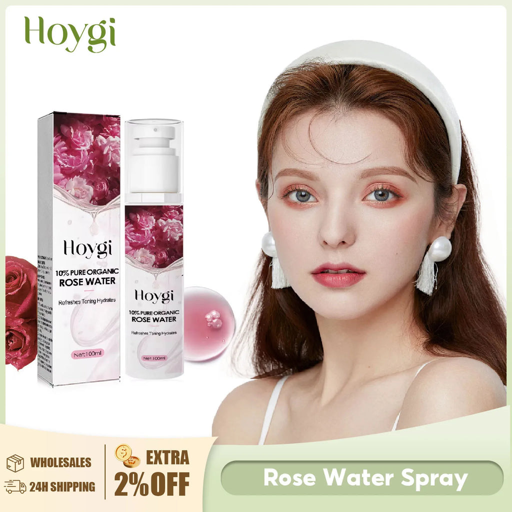 Hoygi Rose Water Facial Toner – Hydrating Pore-Minimizing Serum