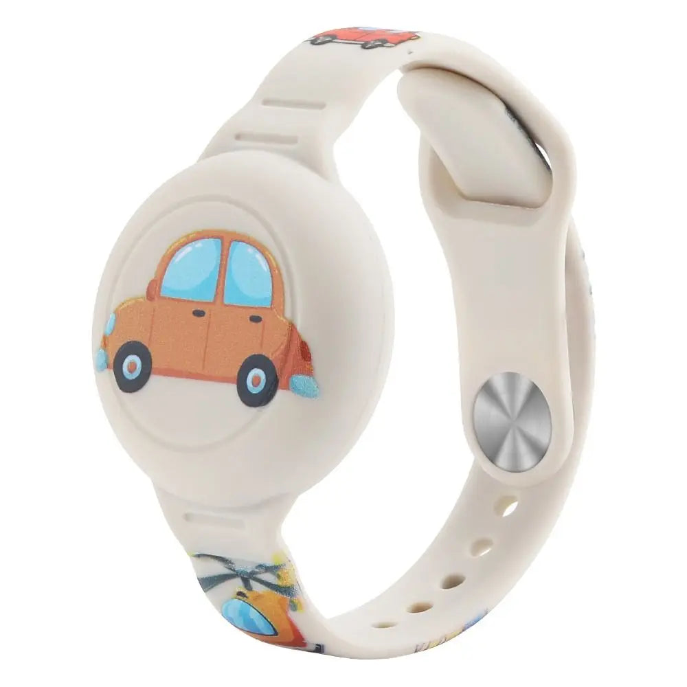 Silicone Kids AirTag Wristband – Waterproof Tracker Case