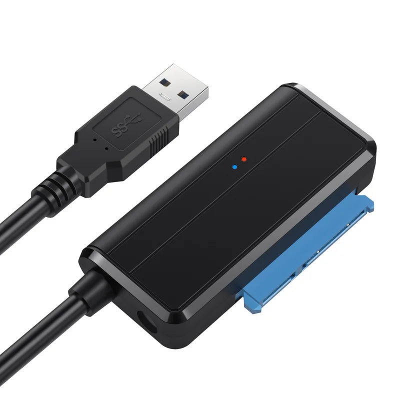 USB 3.0 to SATA III Cable Adapter with DC Power Port | HDD & SSD