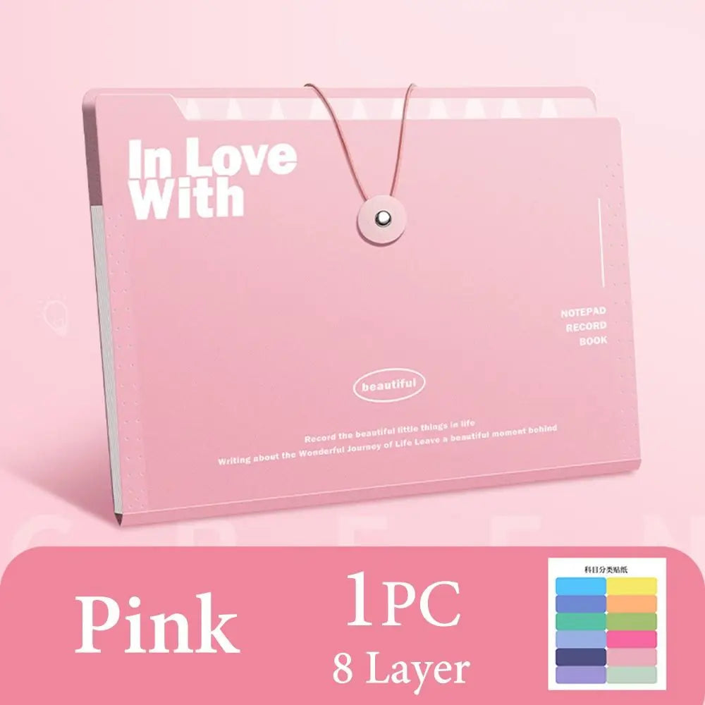Waterproof A4 File Folder 5/8/12 Pockets | Document Organizer