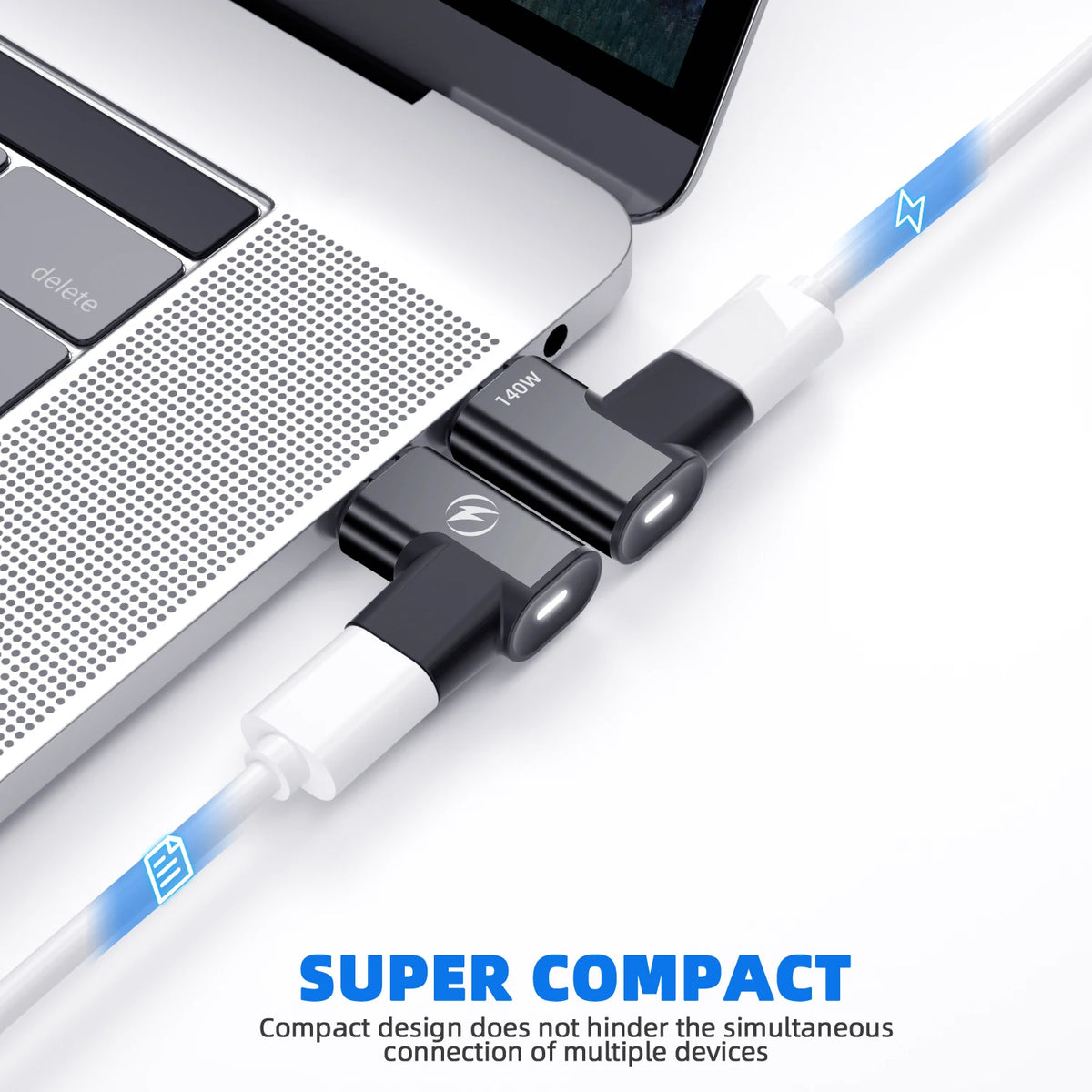FONKEN USB4 Magnetic USB-C Adapter | 140W PD, 40Gbps, 8K@60Hz
