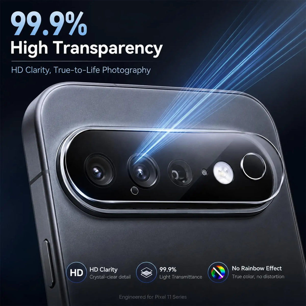 Google Pixel 11 Pro Fold Camera Lens Tempered Glass Protector