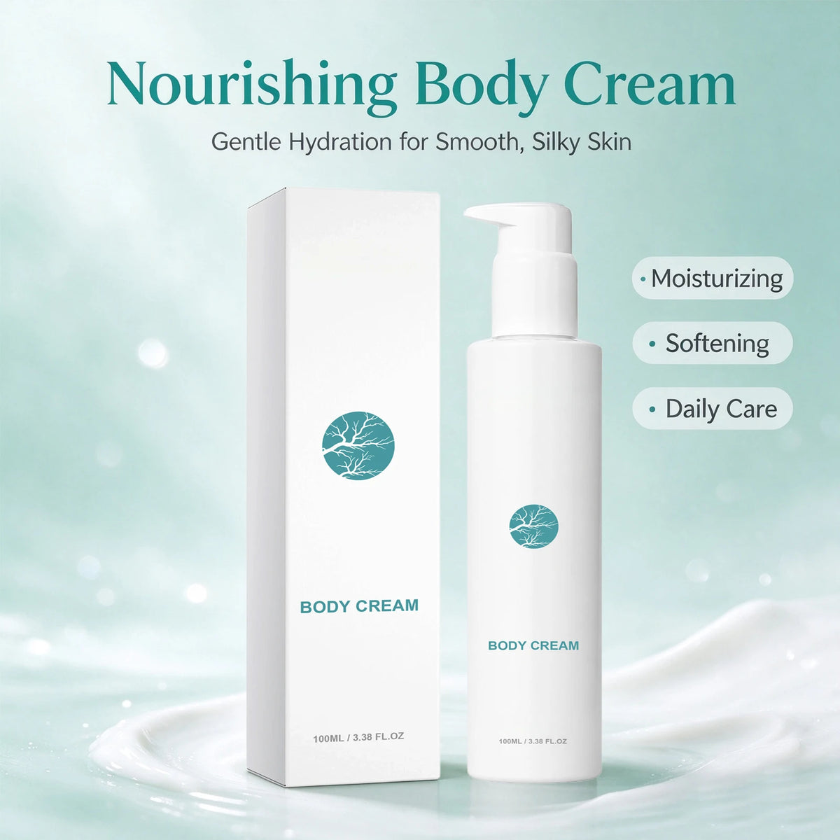 Moisturizing Body Cream – Brightening & Nourishing Lotion 100ml