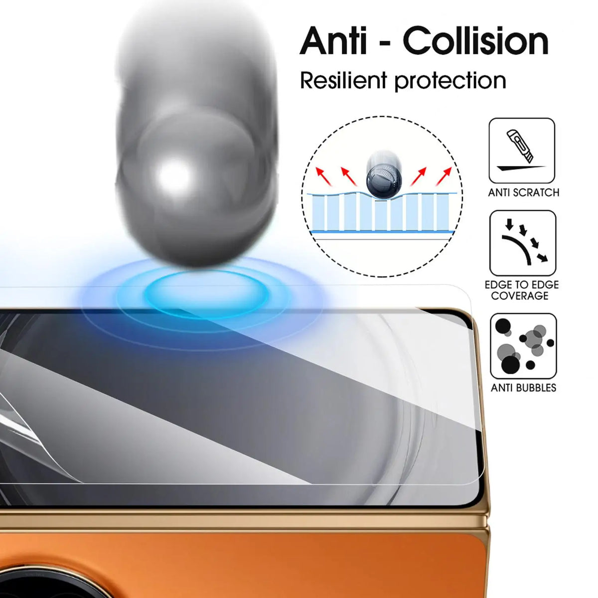 OPPO Find N6 Hydrogel Screen Protector – HD Clear TPU Film