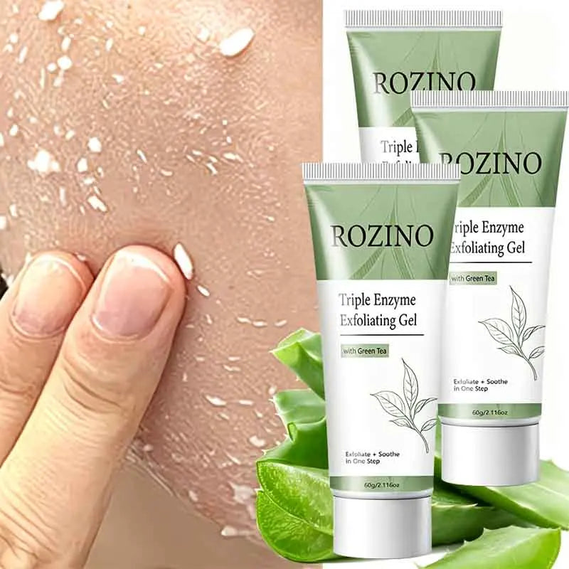 ROZINO Green Tea Triple Enzyme Exfoliating Gel 60g