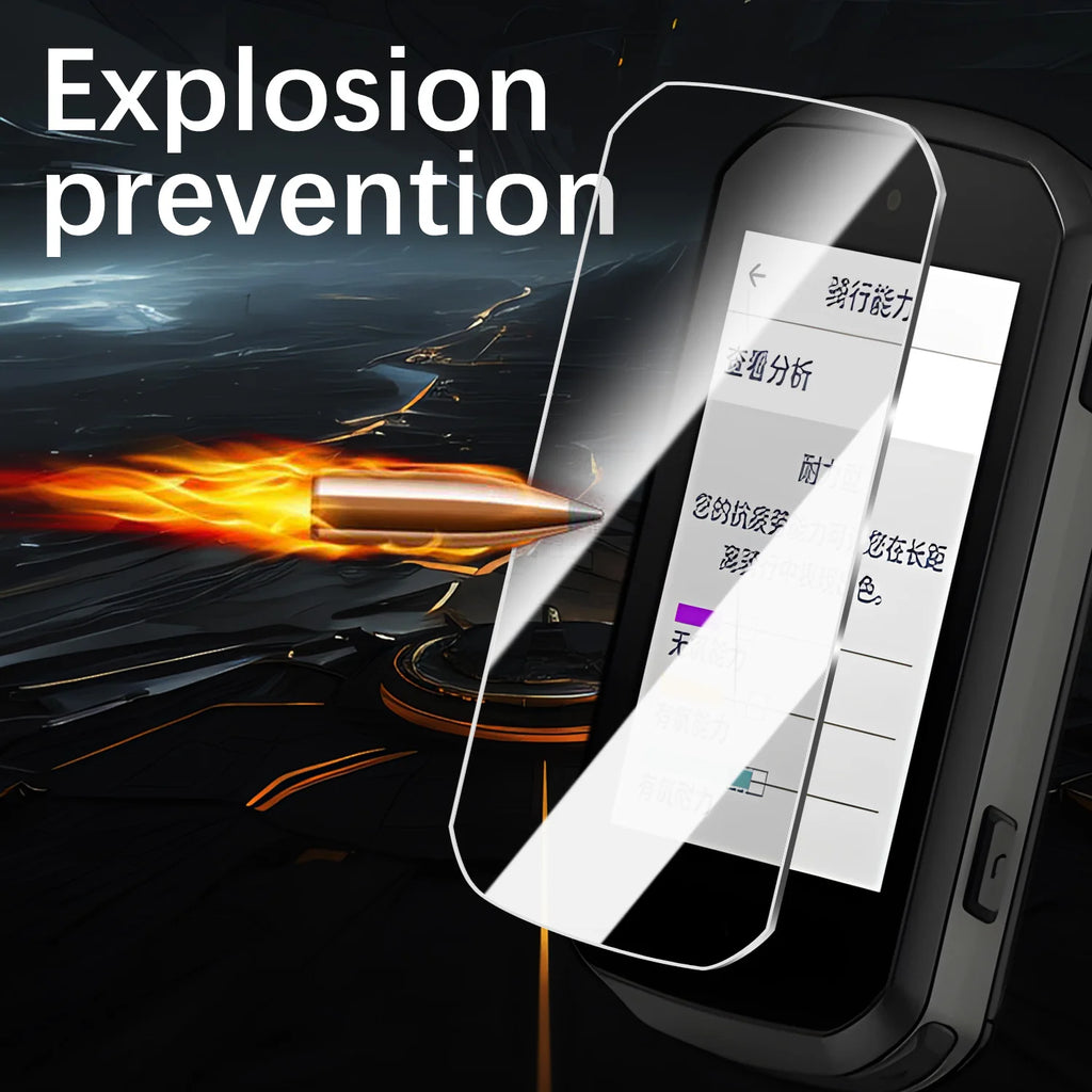 9H Tempered Glass Screen Protector – Garmin Edge 550 & 850