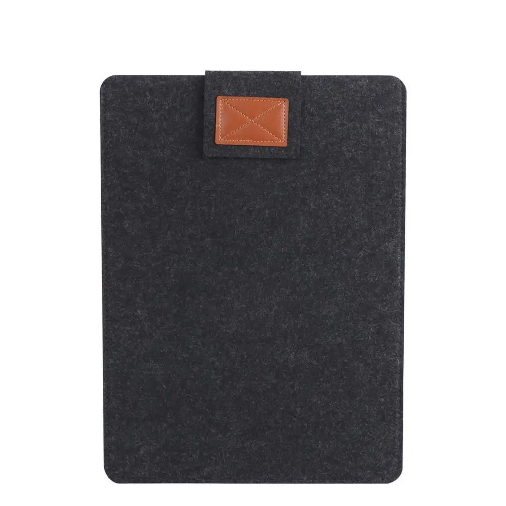 Wool Felt Laptop Sleeve Bag – Sizes 6" to 15.4"