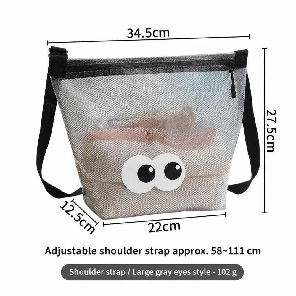 Waterproof Transparent PVC Makeup Bag | Crossbody Travel Bag