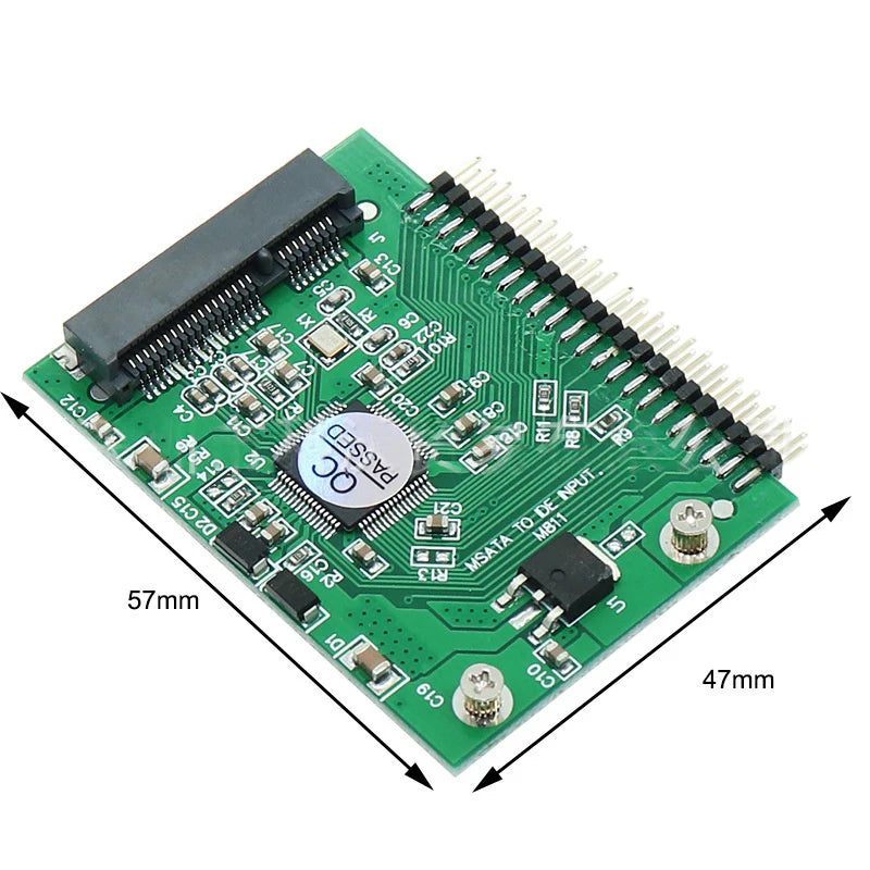 mSATA SSD to IDE Adapter | Mini PCIe to 44-Pin 2.5" Converter