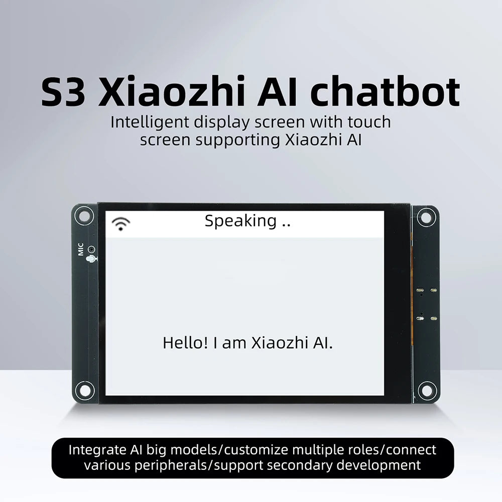 ESP32-S3 4" WiFi Bluetooth Dev Board – AI Voice & Touchscreen