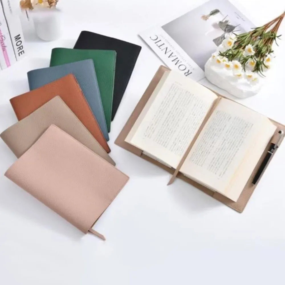 A5 PU Leather Notebook Cover – Replaceable Protective Sleeve