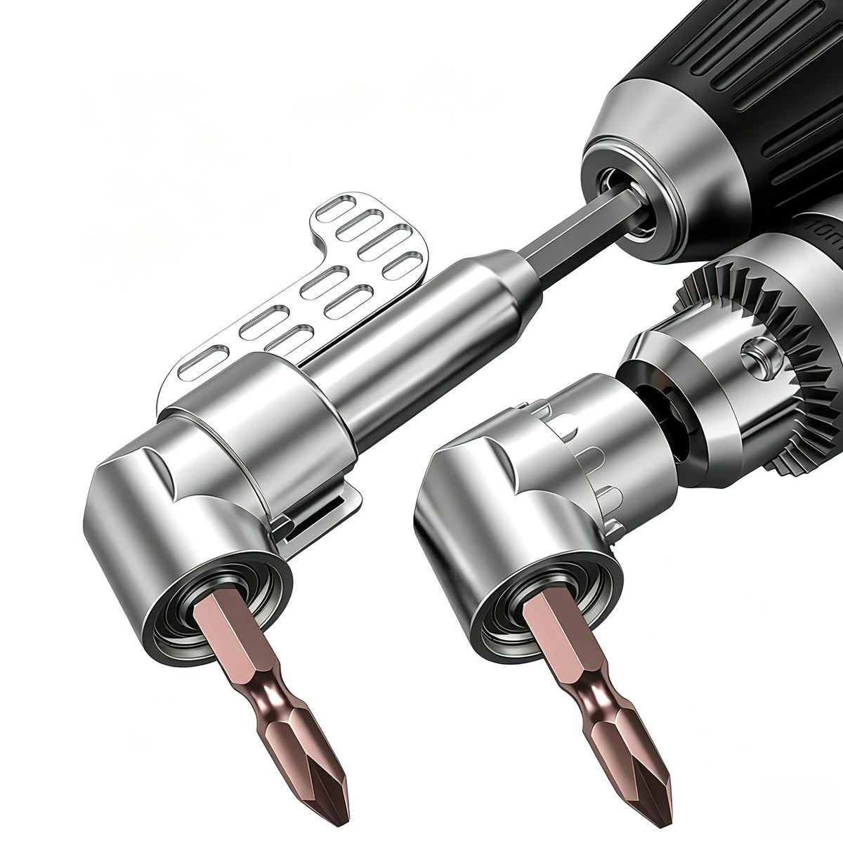 105° Right Angle Drill Bit Adapter | 1/4" Hex Shank