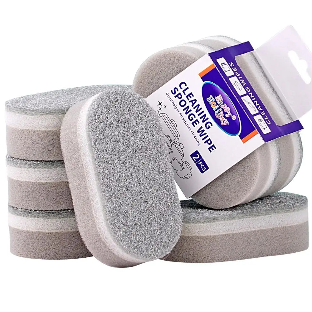 Three-Layer Double-Sided Dishwashing Sponge – 1/2/3 Pack
