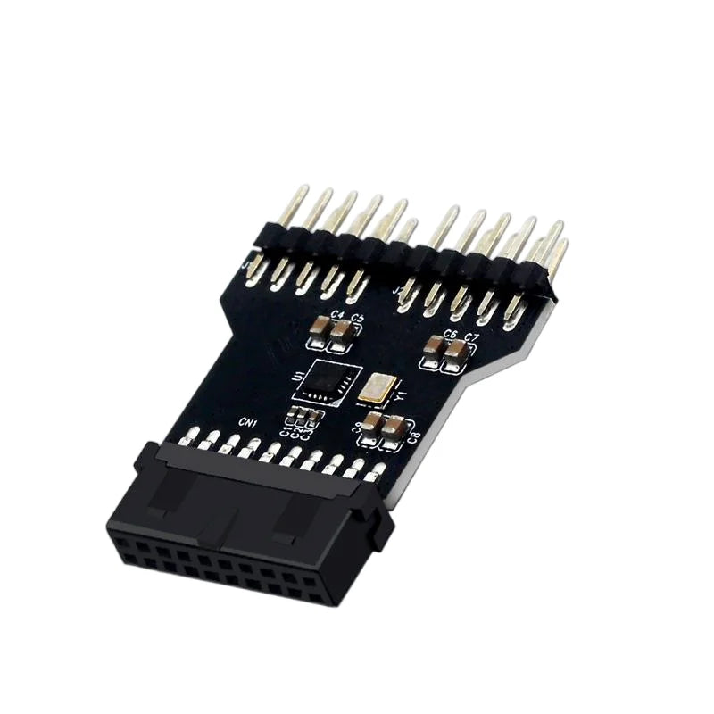 USB 3.0 19-Pin to Dual USB 2.0 9-Pin Splitter Adapter Cable