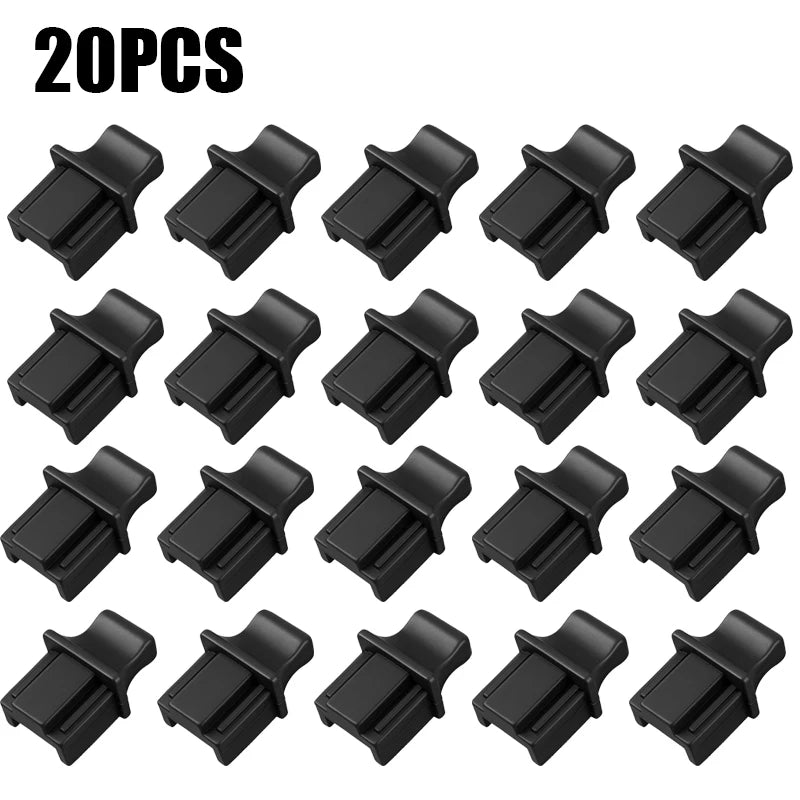 RJ45 Ethernet Port Silicone Dust Plugs – 10/20 Pack