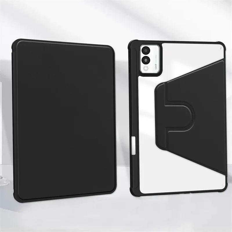 Tecno Megapad 11 Case – 360° Rotating Stand & Pencil Holder