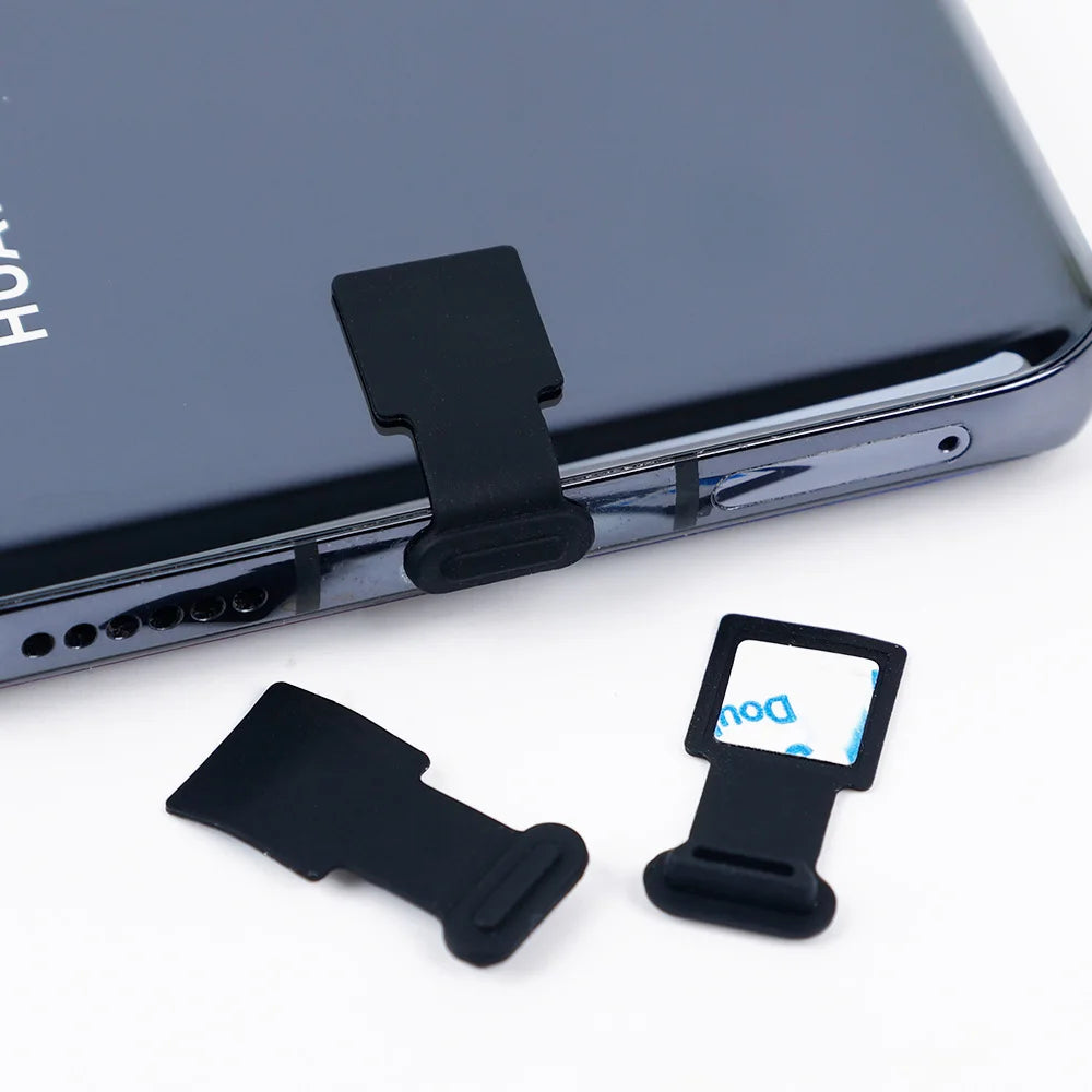 Silicone Dust Plugs – USB-C, Micro USB & Lightning Port Cover