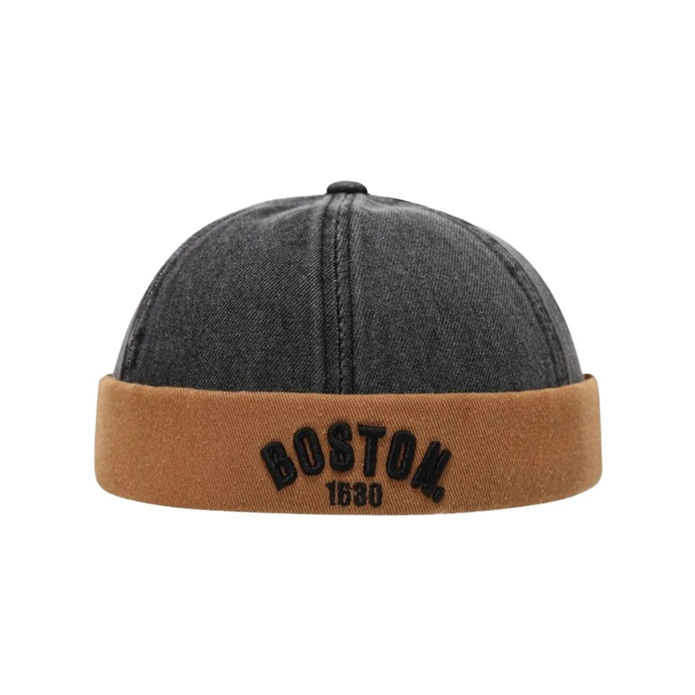 Letter Embroidered Baby Bucket Hat – Adjustable Cotton Cap