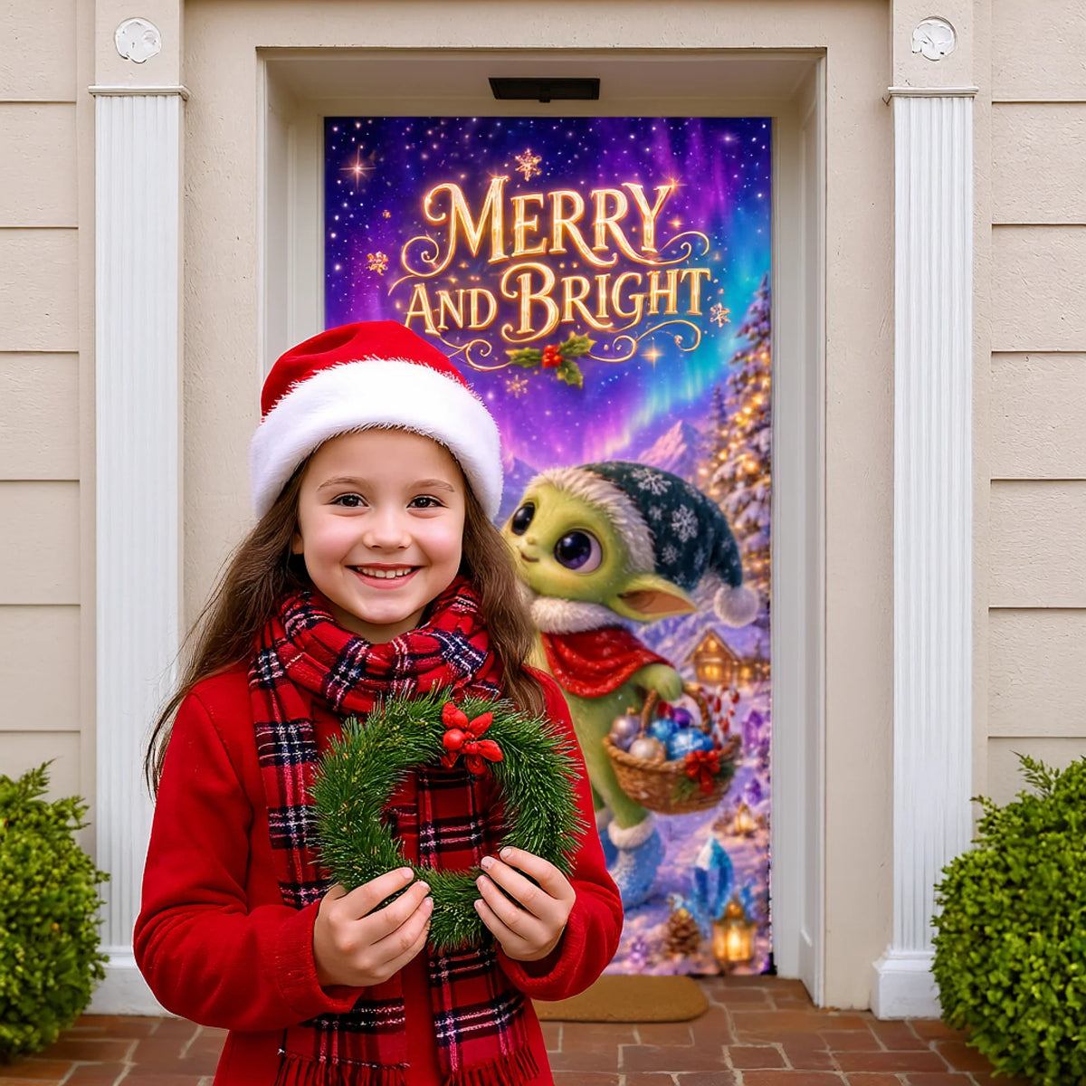 Magical Christmas Holiday Banner – Festive Backdrop Decor