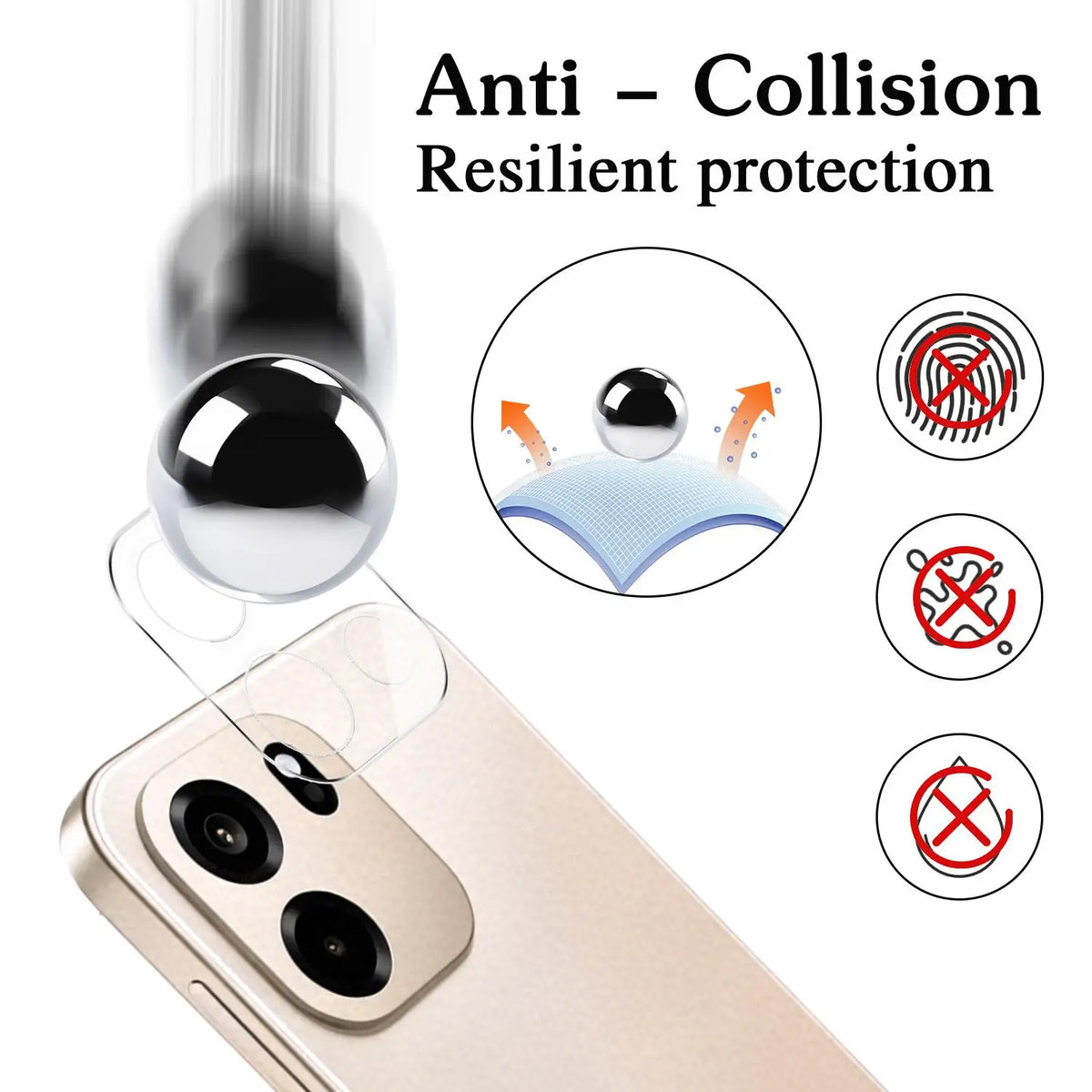 OnePlus Nord CE6 5G Camera Lens Tempered Glass Protector