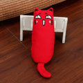 Soft Plush Catnip Thumb Pillow Toy – Interactive Cat Teether